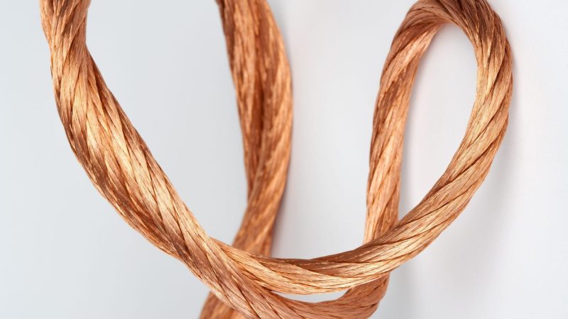 bare copper stranded ropelay cable