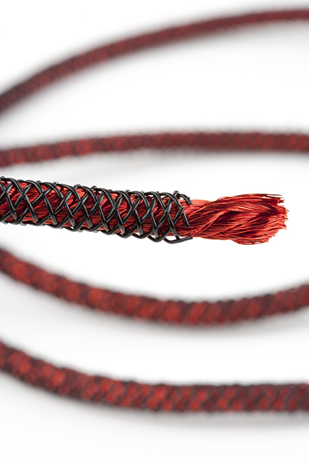 monofilament braid over Litz wire